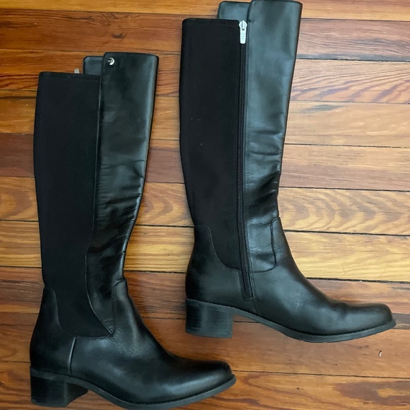 Lannie Dress Boot – Marc Fisher Footwear Black Marc Fisher Knee High Boots
